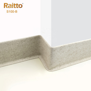 S100-B, RAITTO 4'' soft skirting board /pvc baseboard/ vinyl wall base