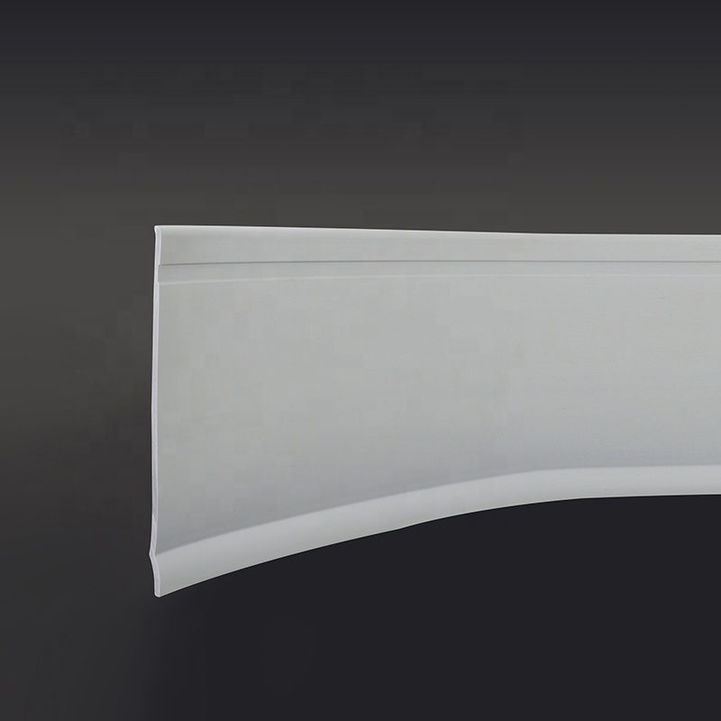 S152-F, RAITTO Flexible Wall Baseboard Moulding Trim Peel and Stick Vinyl Wall Cove Base