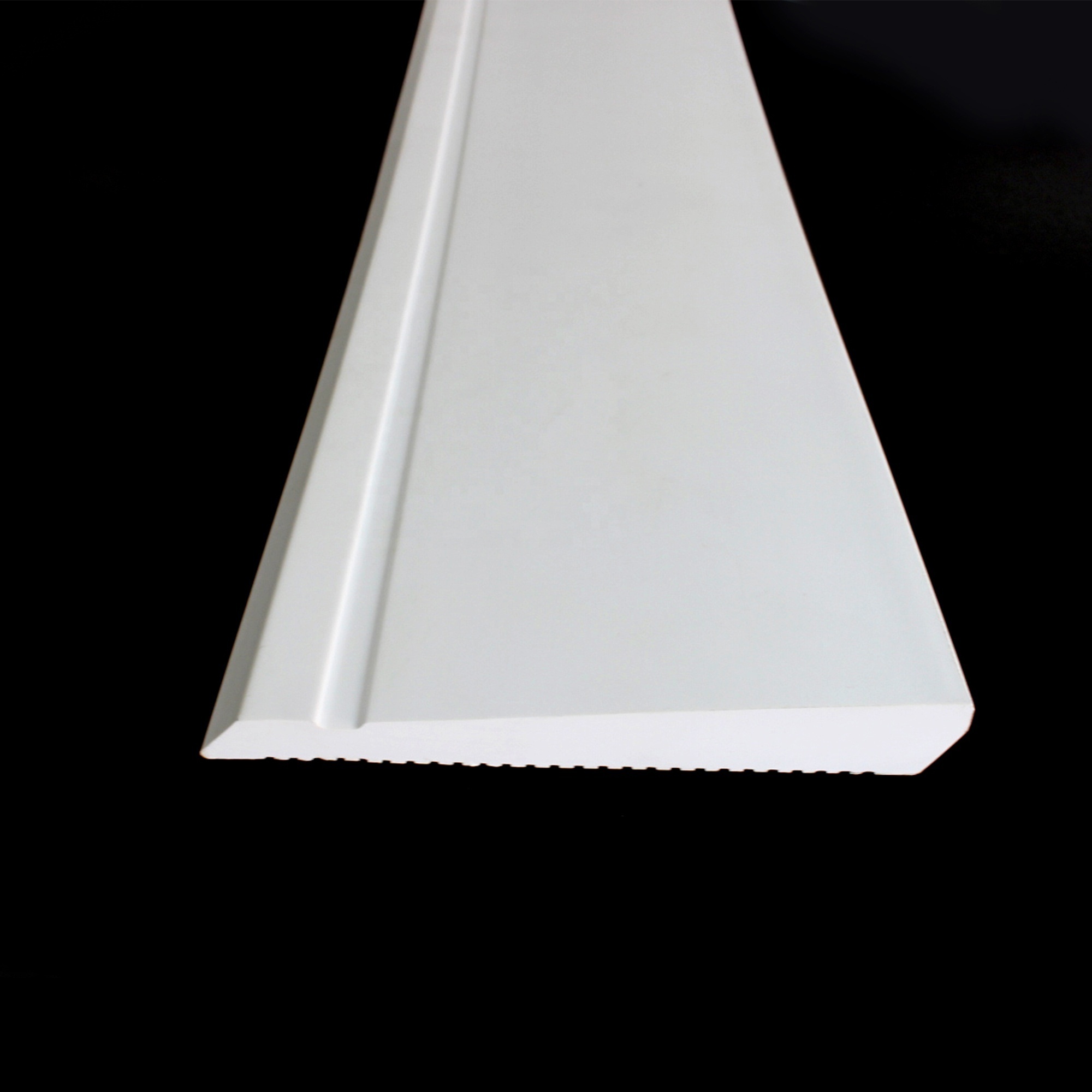 S102-A, RAITTO high quality white flexible wall base skirting chamfered skirting board boaseboard moulding