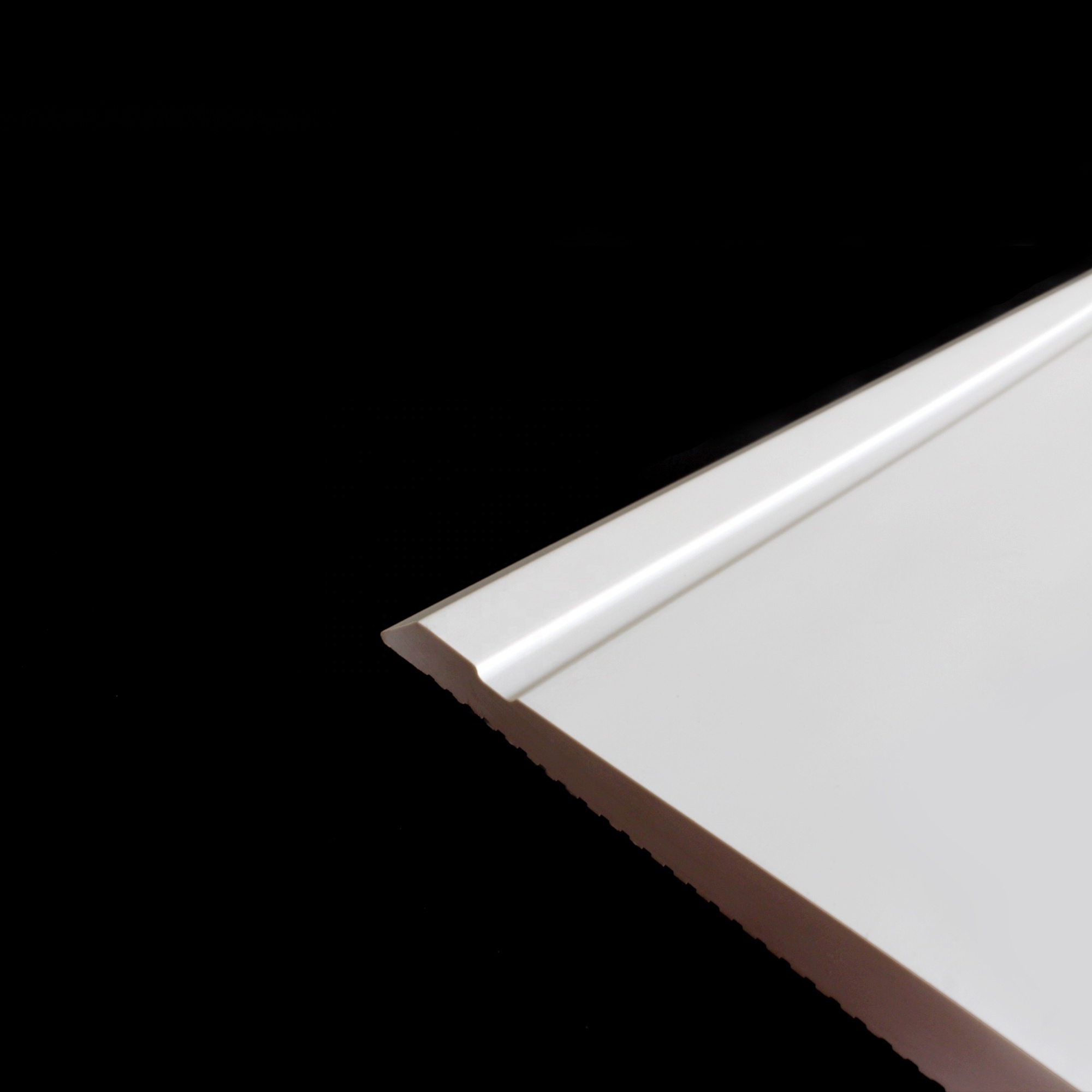 S102-A, RAITTO high quality white flexible wall base skirting chamfered skirting board boaseboard moulding