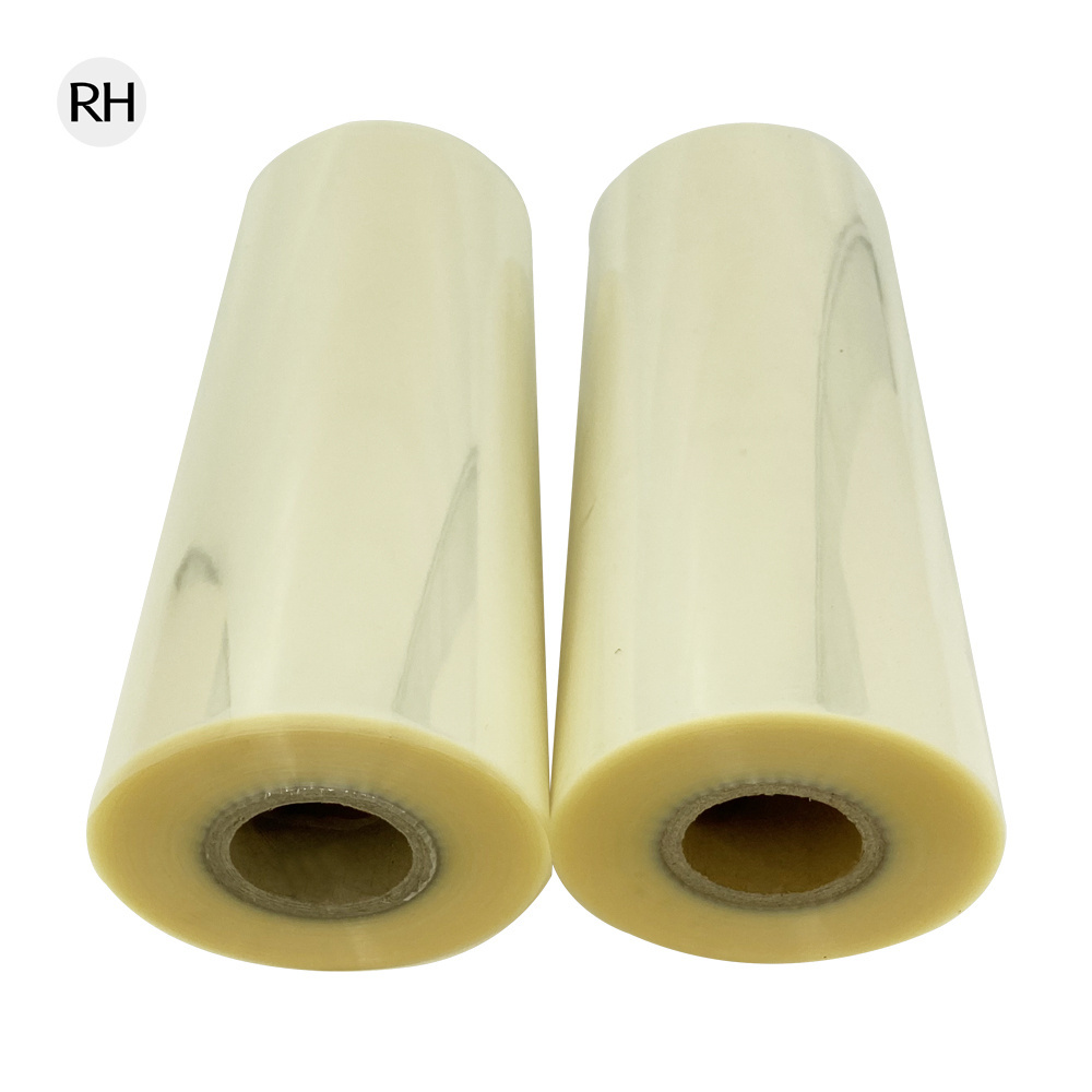 PVC Transparent  Shrink Film Roll Heat Labels Wrap Around Shrink Sleeves Label Roll