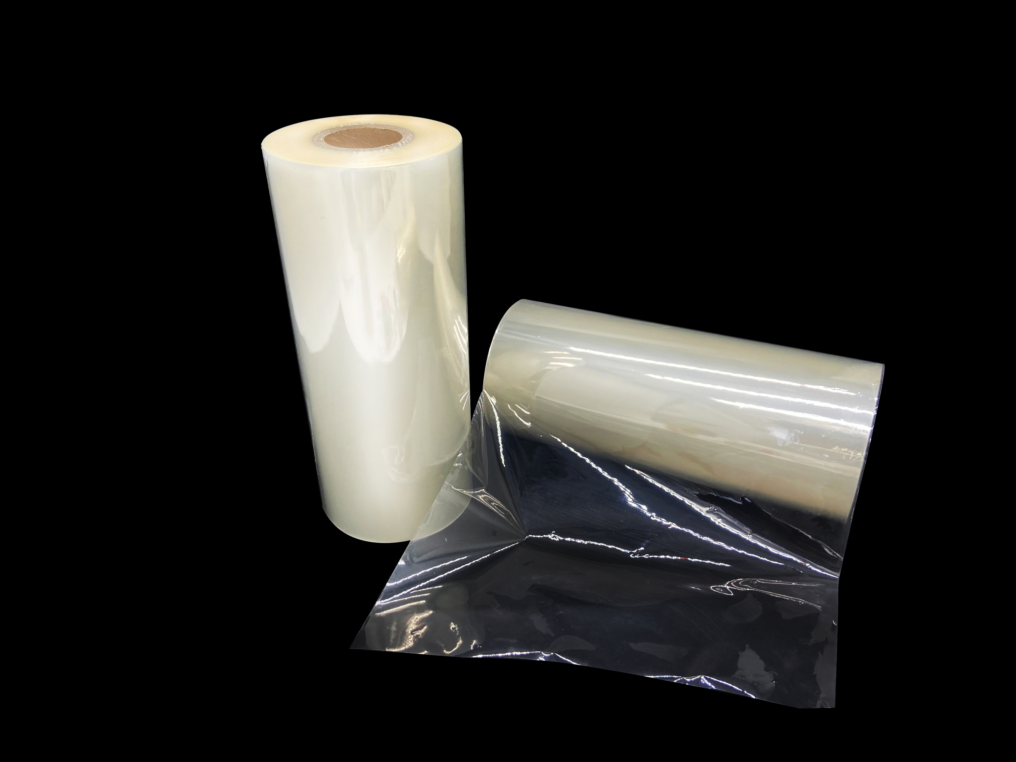 PVC Transparent  Shrink Film Roll Heat Labels Wrap Around Shrink Sleeves Label Roll