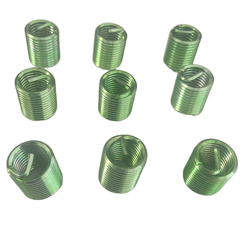 Custom Color Carbon Steel Wire Thread Inserts Helical Coiled Wire Threaded Bushing Sleeve