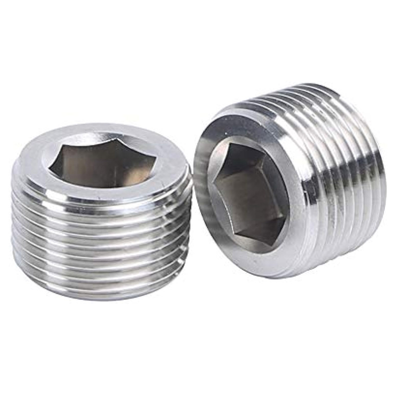 304 Stainless Steel Pipe Fitting Internal hex head Thread Socket plug