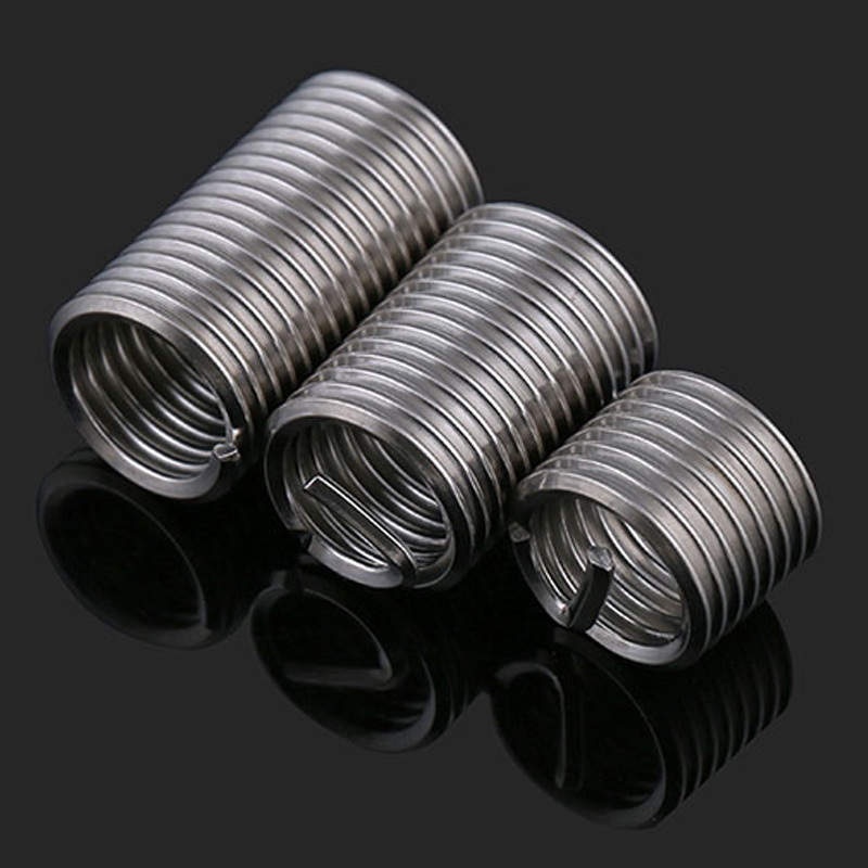 304 Stainless Steel Screw Thread Repair Sleeve Wire Coiled Helical Sleeve Thread Insert