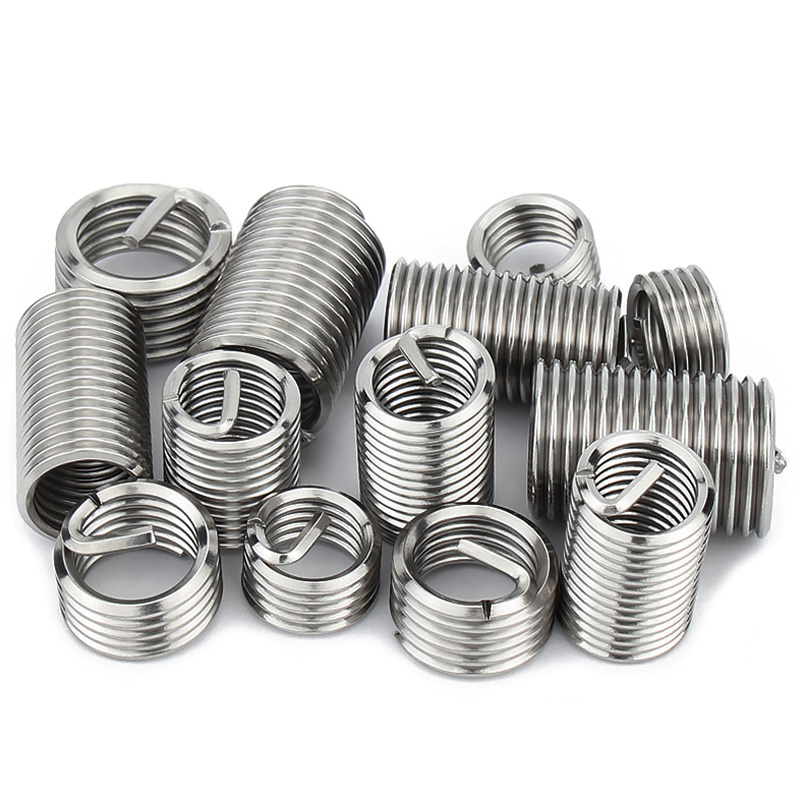 304 Stainless Steel Screw Thread Repair Sleeve Wire Coiled Helical Sleeve Thread Insert