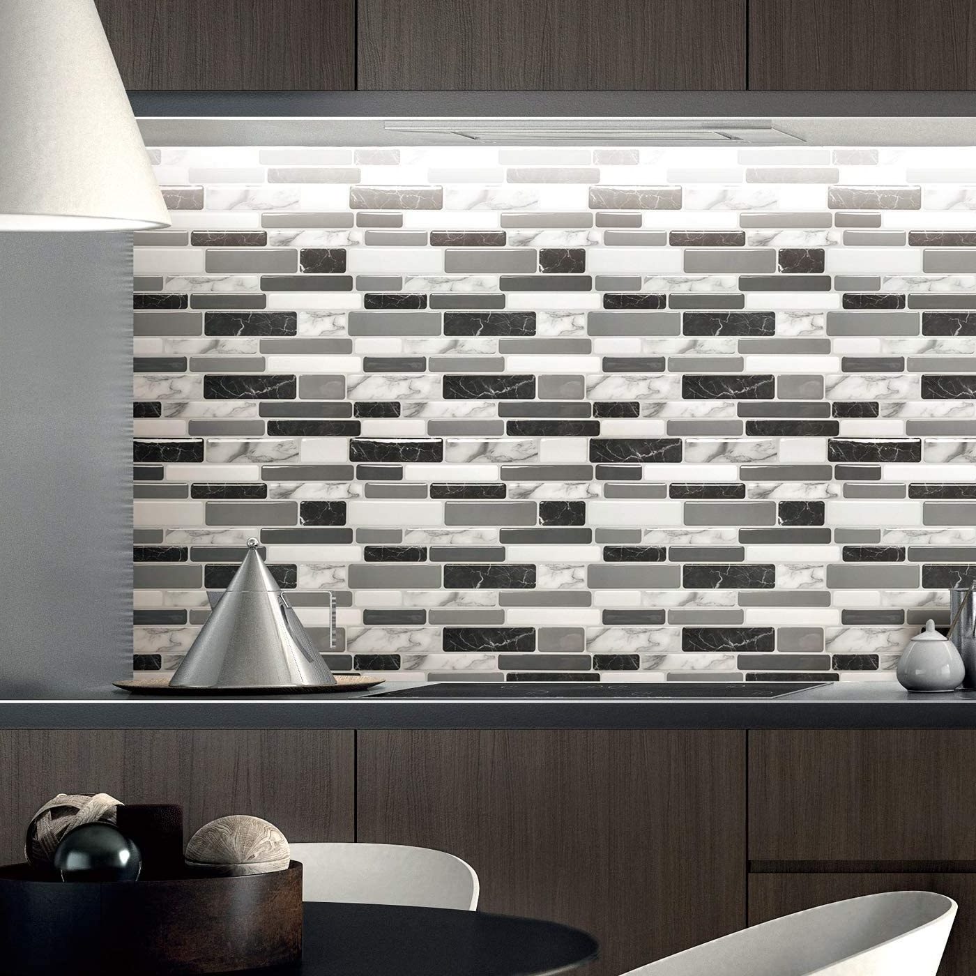 Peel&stick Stone Backsplash Mosaic Brick Tiles Mosaic Tile Bathroom Tiles Diy Design Products