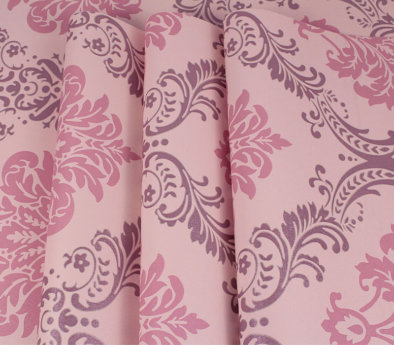 Wallpaper HD Pink Girl Bedroom Flowers Lovely Waterproof Moistureproof PVC Wallpaper