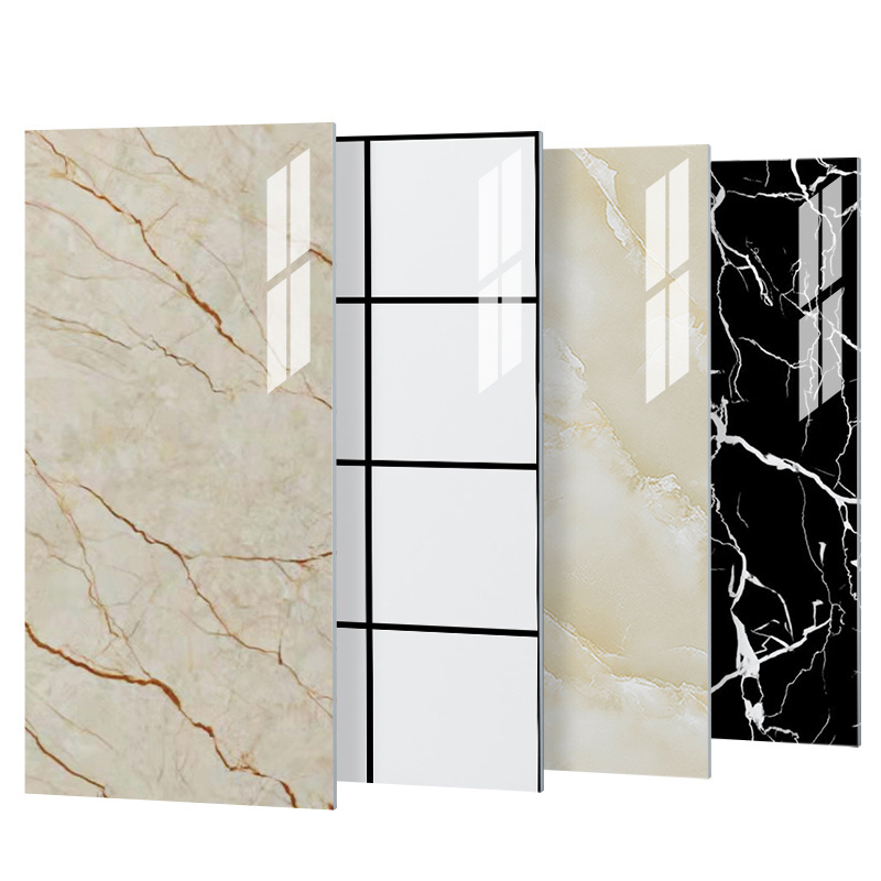 Peel And Stick 3D Marble Floor Tile For Bathroom And Kitchen Stick On Tile