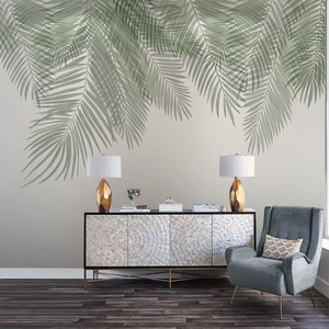 3d plant shape modern mural wall peel and stick wallpaper murals