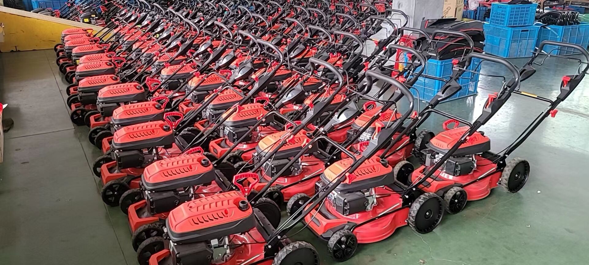 High quality big power 139cc gasoline grass cutting machine China lawn mowers for sale