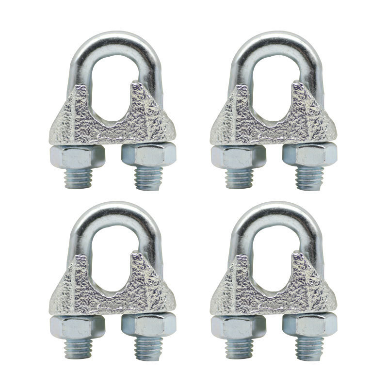 Qingdao Electric Galvanized DIN741 Type Rigging Hardware Malleable Wire Rope Clips