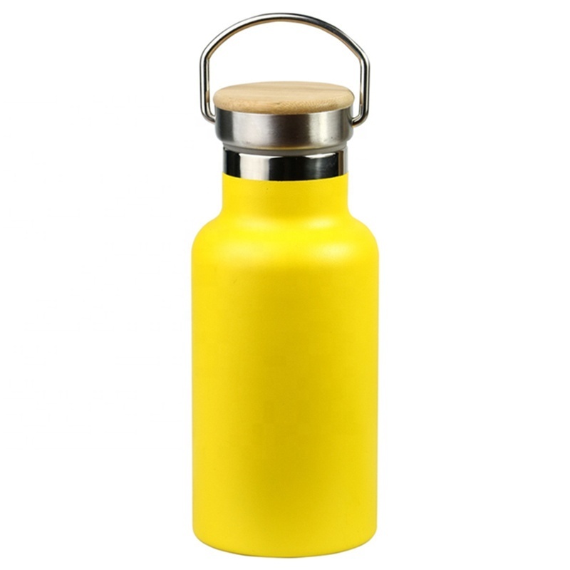 Custom Metal 350ml Vacuum Flask Big Mouth insulated stainless steel water bottles