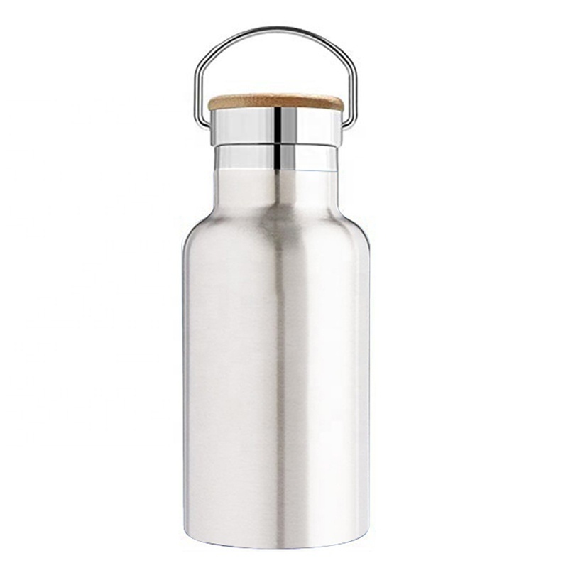 Custom Metal 350ml Vacuum Flask Big Mouth insulated stainless steel water bottles