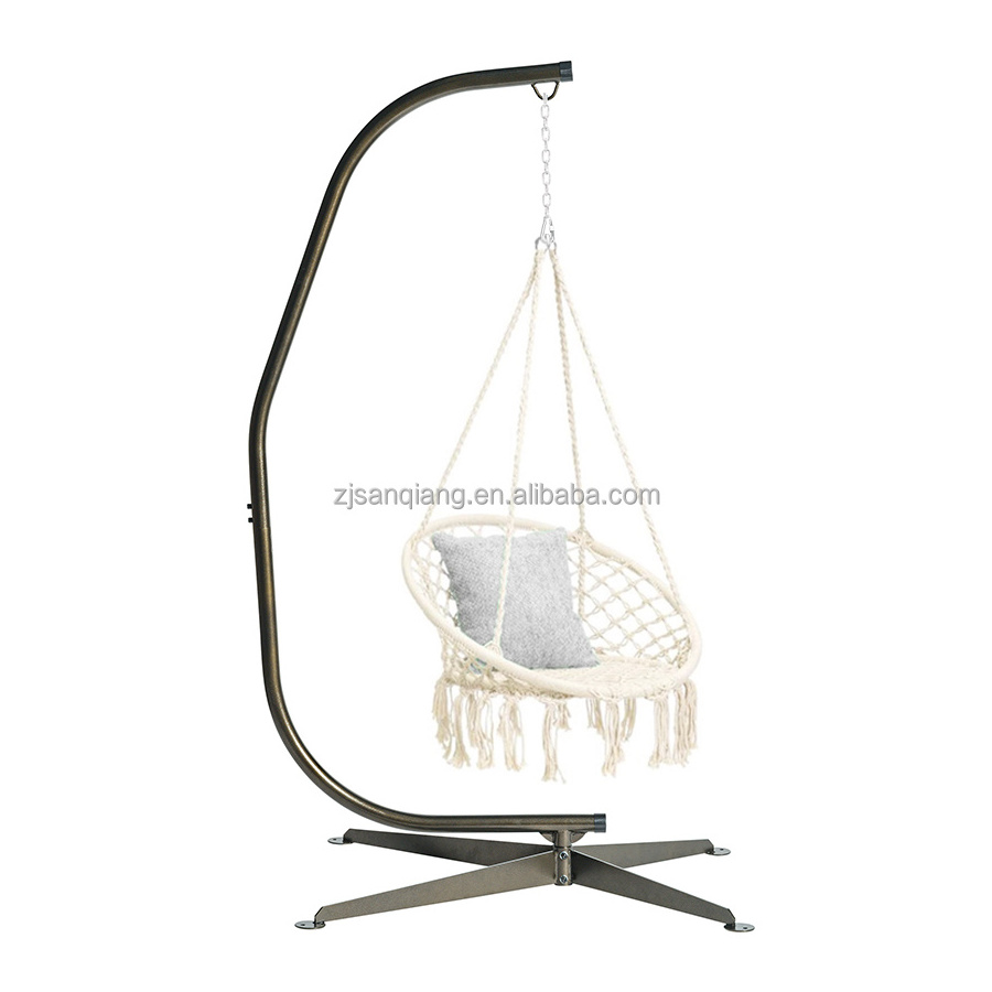 Heavy duty Metal Hammock Chair Stand Patio Garden Swing chair stand outdoor