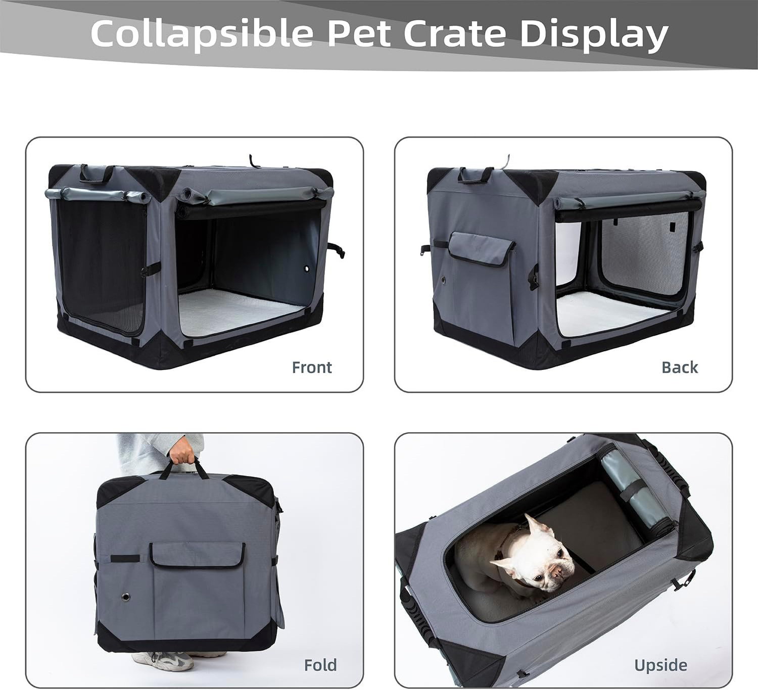 Hot Sale Extra Large Soft-Sided Portable Pet Carrier Bag Custom Logo Large Cat Carrier for 2 Cats for Traveling