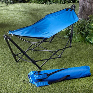 Good Price Outdoors Folding Hammock With Stand Outdoor Pool Hammock Carry Bag Included