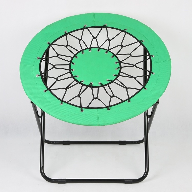 Round Summer Bungee Cord Folding Elastic Chair