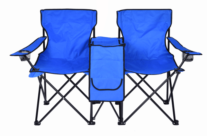 Folding Beach Camping Double Chair With Umbrella