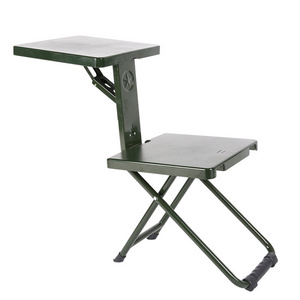 Interior And Outdoor Field Training Folding Multifunctional Writing Chair With Table