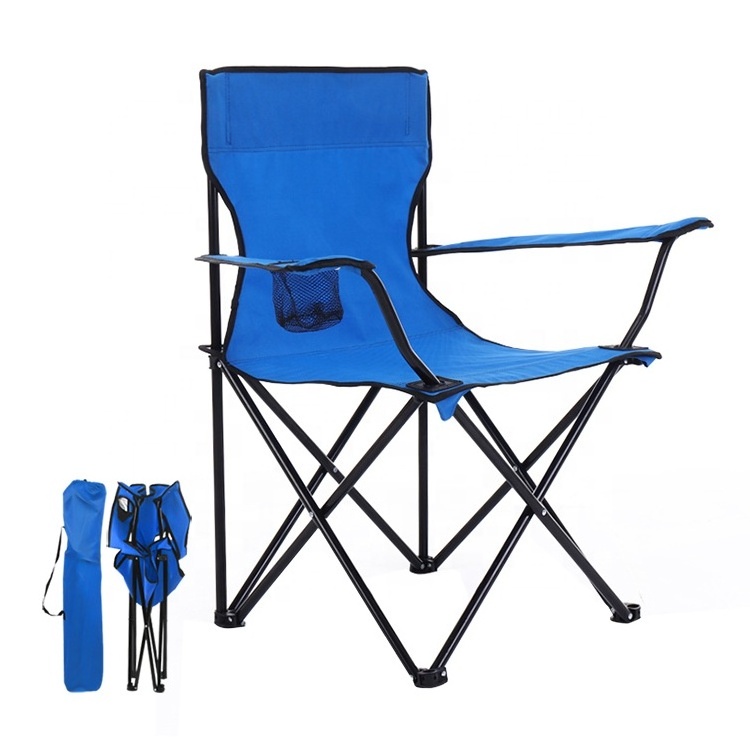 Foldable Outdoor Campfire Party Chair with Cup Holder