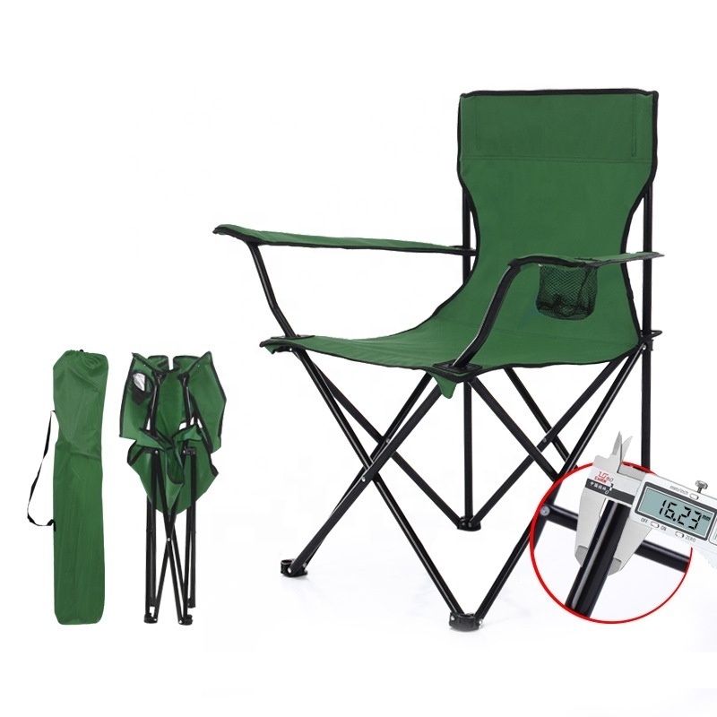 Foldable Outdoor Campfire Party Chair with Cup Holder