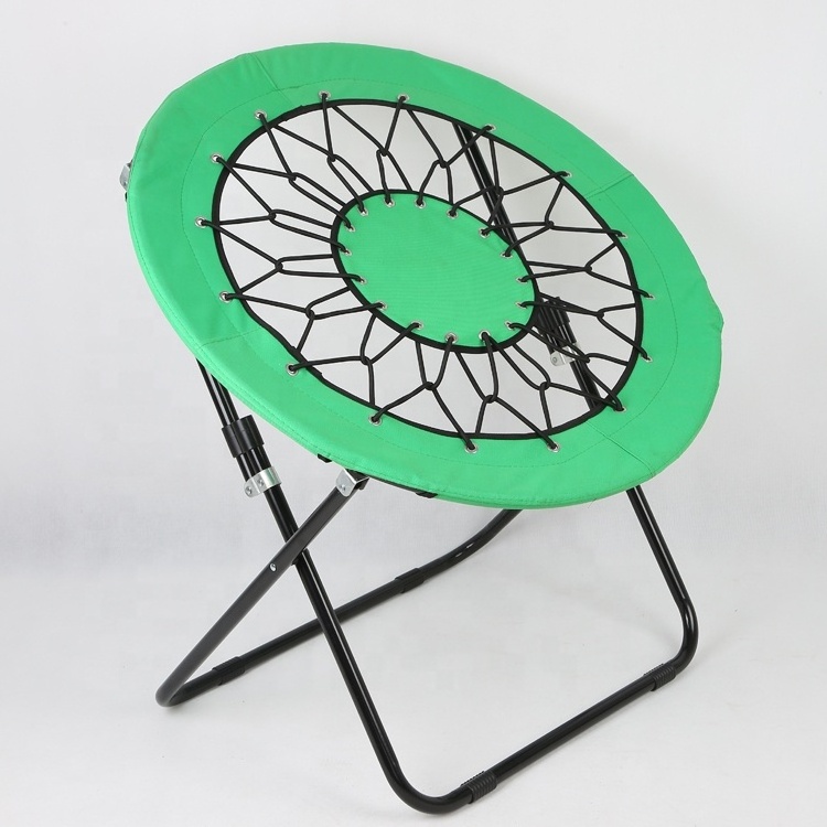 Round Summer Bungee Cord Folding Elastic Chair