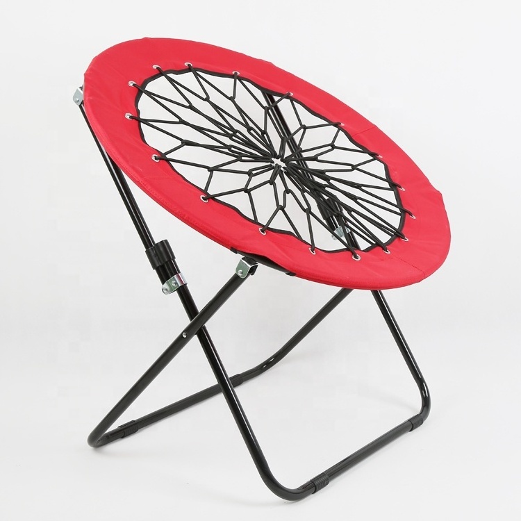 Round Summer Bungee Cord Folding Elastic Chair