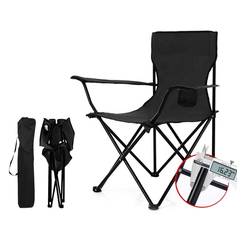 Foldable Outdoor Campfire Party Chair with Cup Holder