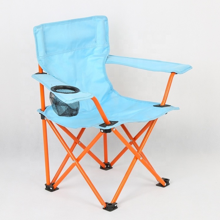 Outdoor Folding Camp Picnic Beach Chairs with carry bag and cup holder for Children