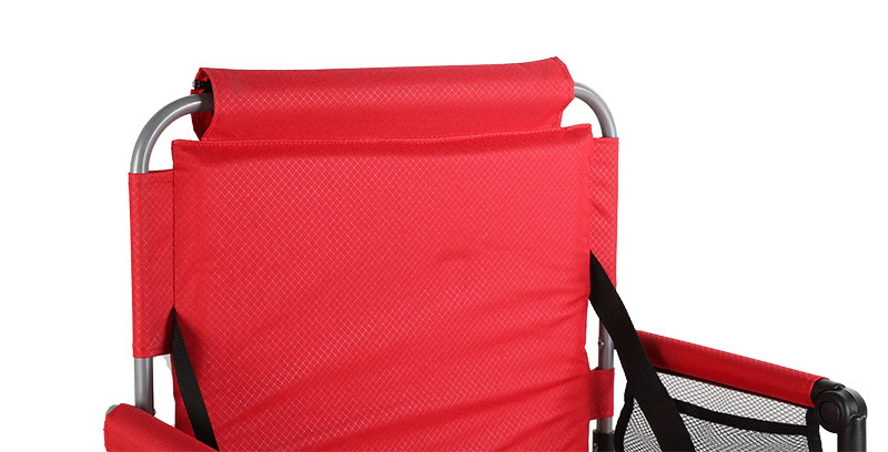 Adjustable Portable Folding Soccer Stadium Seat Chair steel tube frame and Polyester materials