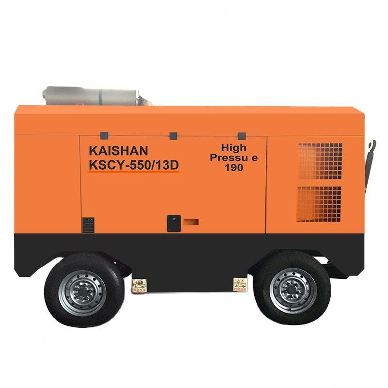 STARS 2024 New Technology Kaishan 360 PSI 1100 CFM 4 Wheel Diesel Engine  Air Compressor