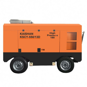 STARS 2024 New Technology Kaishan 360 PSI 1100 CFM 4 Wheel Diesel Engine  Air Compressor