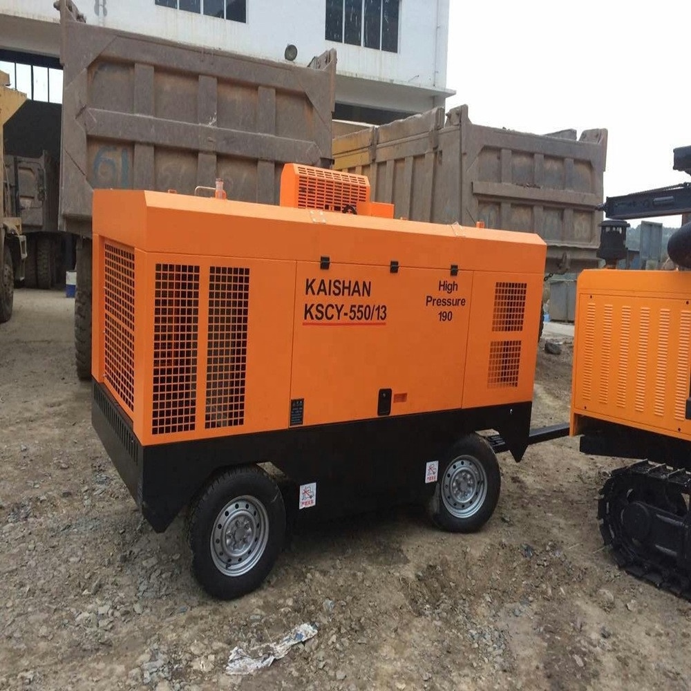 Kaishan lgb KSCY550-13 550CFM Mobile Screw Air Compressor for Sand Blasting