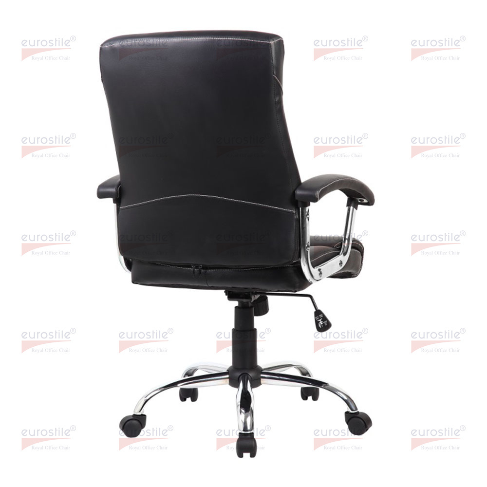 2022 Oem High Quality Black PU Leather Comfortable High Density Sponge Seat  Office  Chair Desk