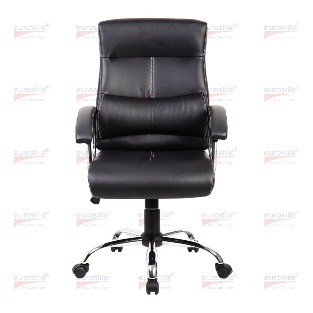 2022 Oem High Quality Black PU Leather Comfortable High Density Sponge Seat  Office  Chair Desk