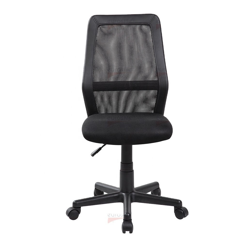 Eurostile Contemporary Cheap Rotating Black Mesh Office Chair Furniture Without Arms