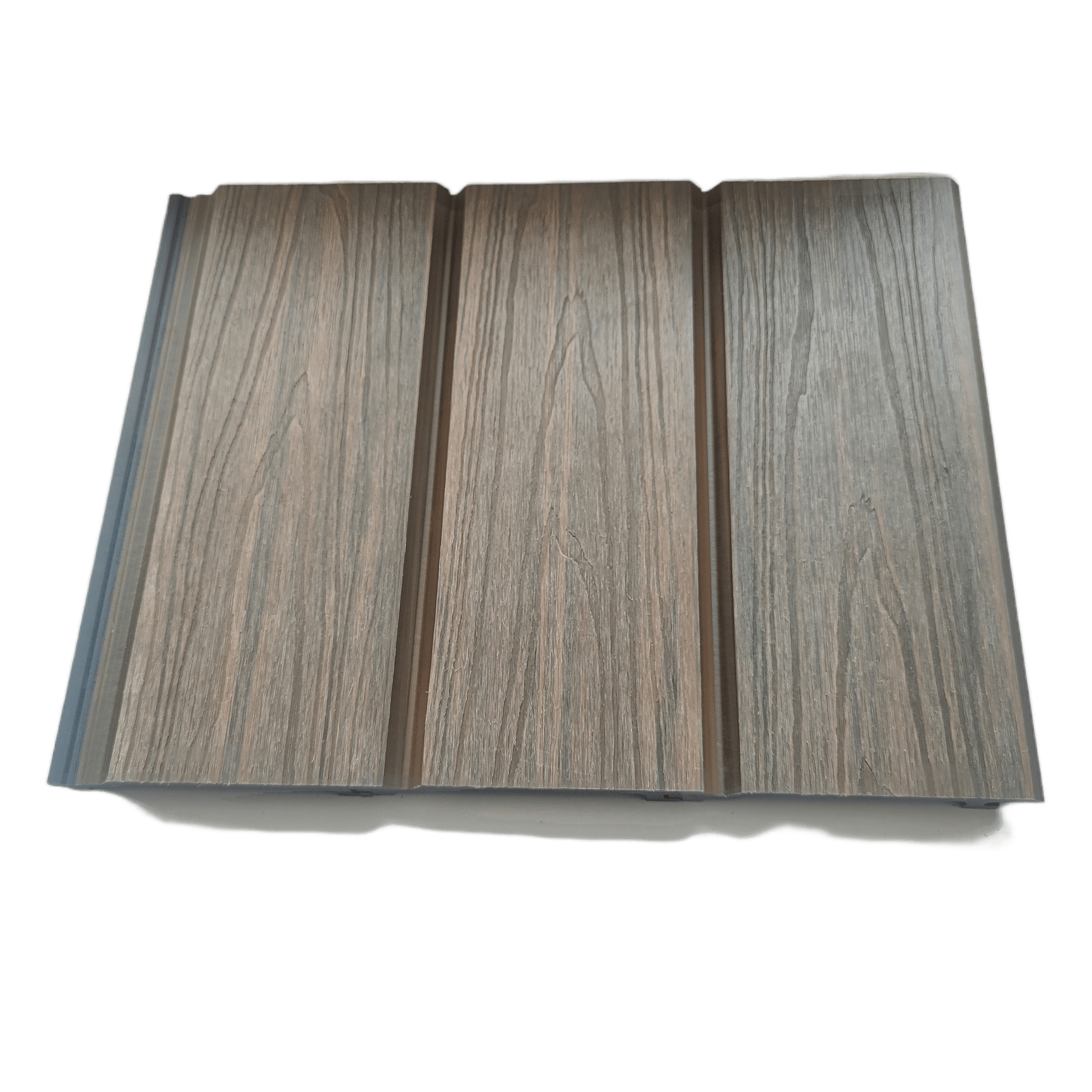 Co-extrusion grainy exterior capped faux wood wall panel outdoor WPC coating Artificial wood plastic composite panels