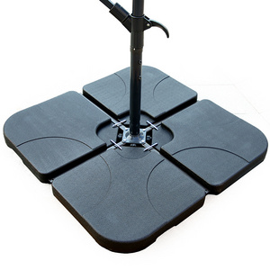 Offset Patio Cantilever Umbrella Water Base Stand For Garden Backyard Pool