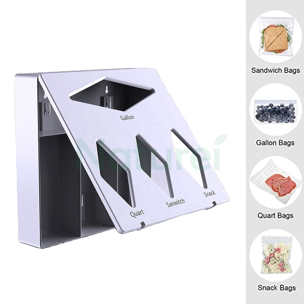 big garbage bag holder pantry organizer storage kitchen drawer