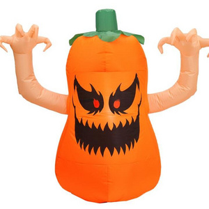 Outdoor Hot Halloween Decoration LED Lights Pumpkin giant inflatable model inflatable advertising halloween product