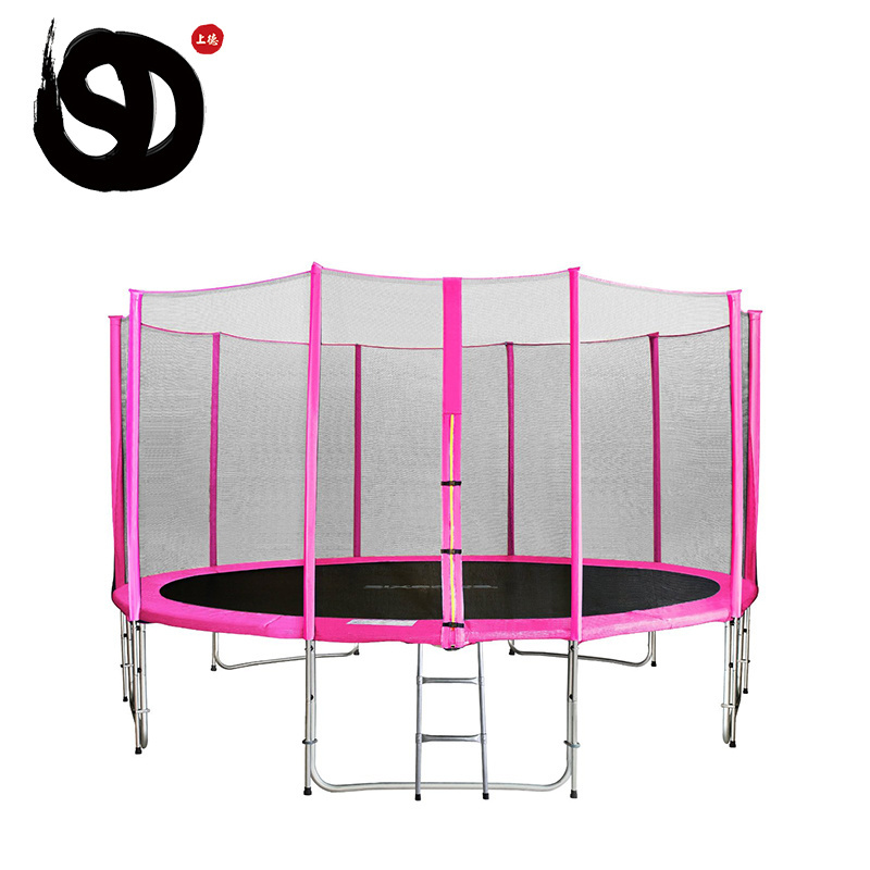 Sundow Top Quality Trampolines Bed 15Ft Jump Indoor Outdoor Kids Jumping Trampoline With Safety Net