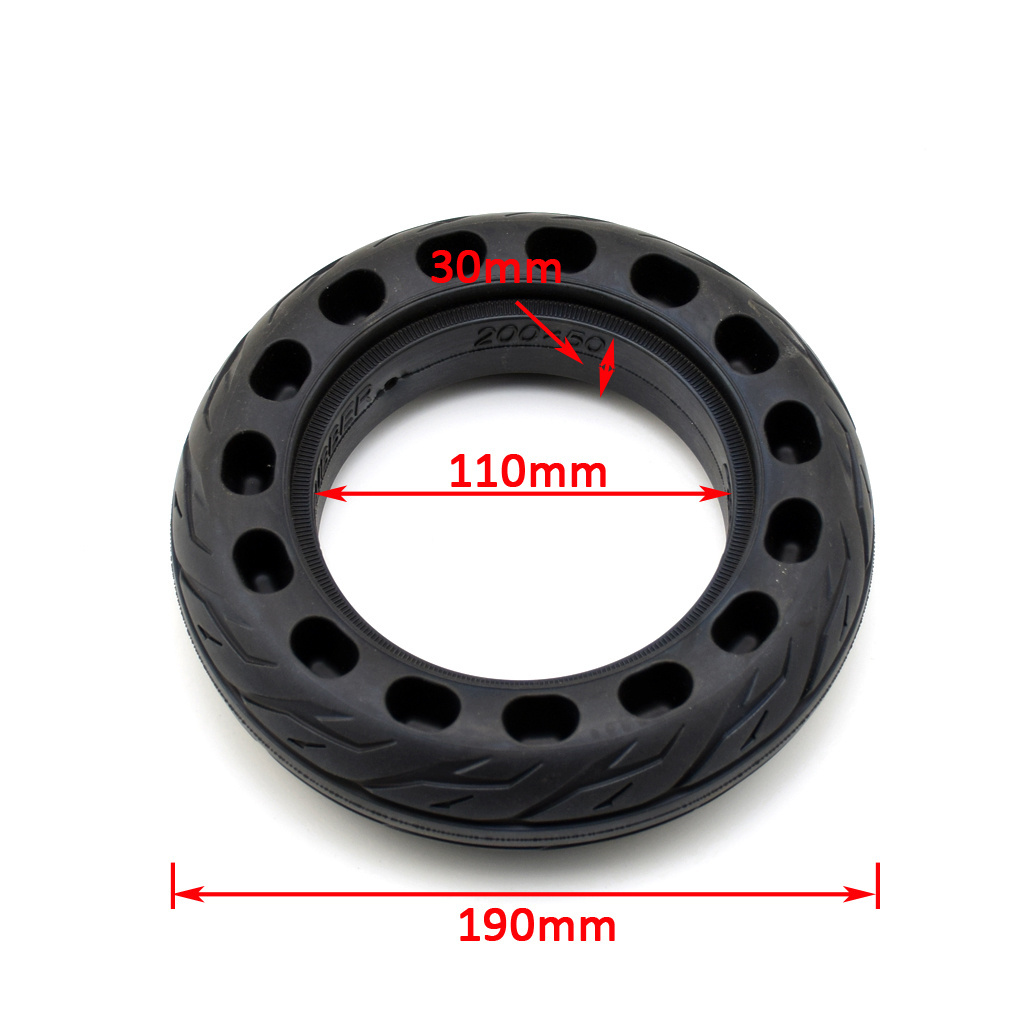 200x50 Solid Rubber Tubeless Tube Tire 8