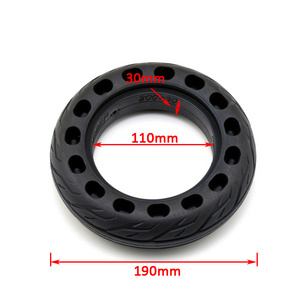 200x50 Solid Rubber Tubeless Tube Tire 8"x2" for Folding Electric Scooter Wheel Solid E-Scooter Pocket Bike Razor E150 E200