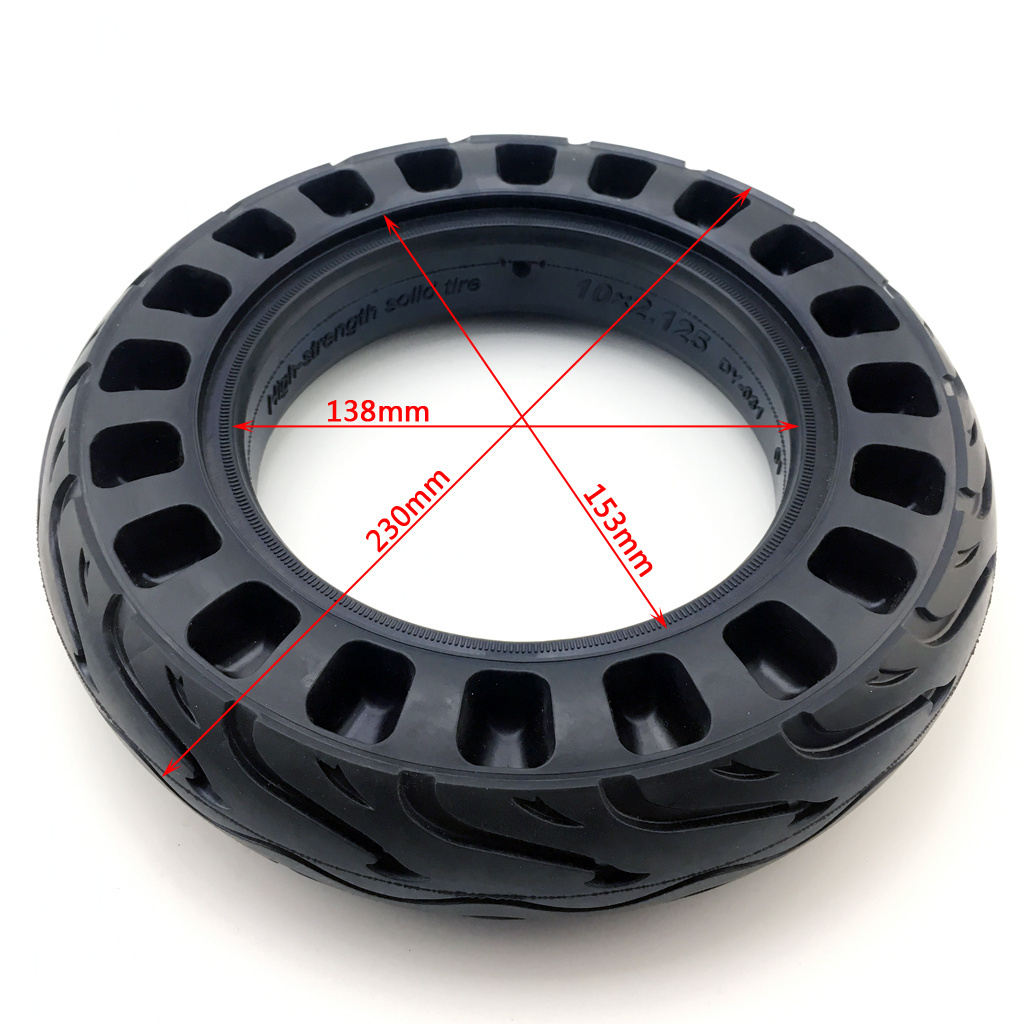 10 inch 10x2.125 10x.250 10x2.0 Solid Tyre Tire for Quick 3 Inokim ZERO 10X Self Balancing Electric Balancing folding Scooter