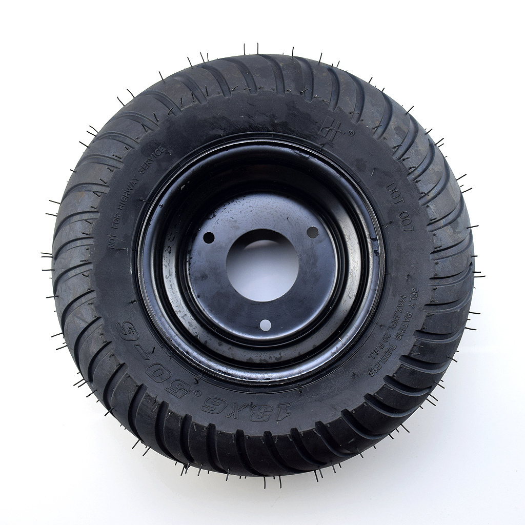 Wheels 13x6.50-6 Tubeless Tire Tyre and wheel rim ATV QUAD Buggy Mower Go-kart Buggy