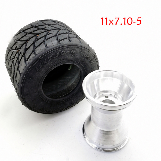 5 inch Go Kart Rear Wheel Rim 11x7.10-5 Gokart Racing Sports Golf Buggy Drift Trike 5