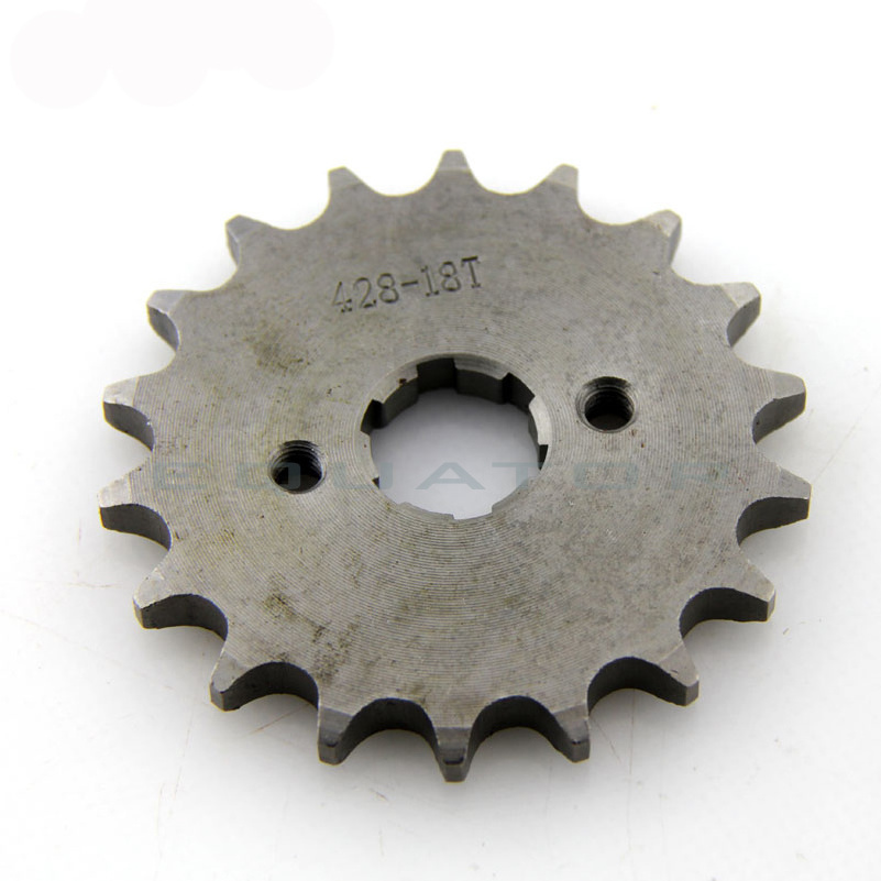 428 10T 11T 12T 13T 14T 15T 16T 17T 18T 19T TOOTH 20MM FRONT ENGINE SPROCKET ATV BIKE 50cc 70cc 90cc 110cc 125cc 150cc new