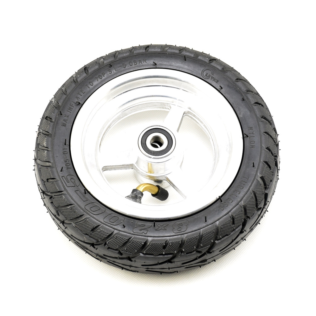 8x2.00-5 8 inch Tubeless tyre Tire with Aluminum alloy wheel rim For Kugoo C3 S3 S2 MINI Electric Scooter Modified Spare Parts