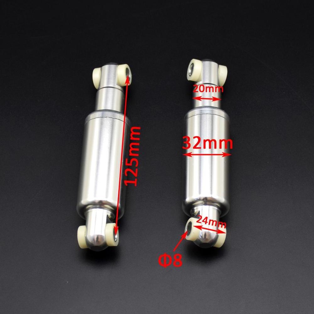 Rear Motorcycle Shock Absorber Suspension 110mm 125mm 750lbs for Folding Scooter 49cc Pocket Bike Mini ATV Scooter Electric Bike